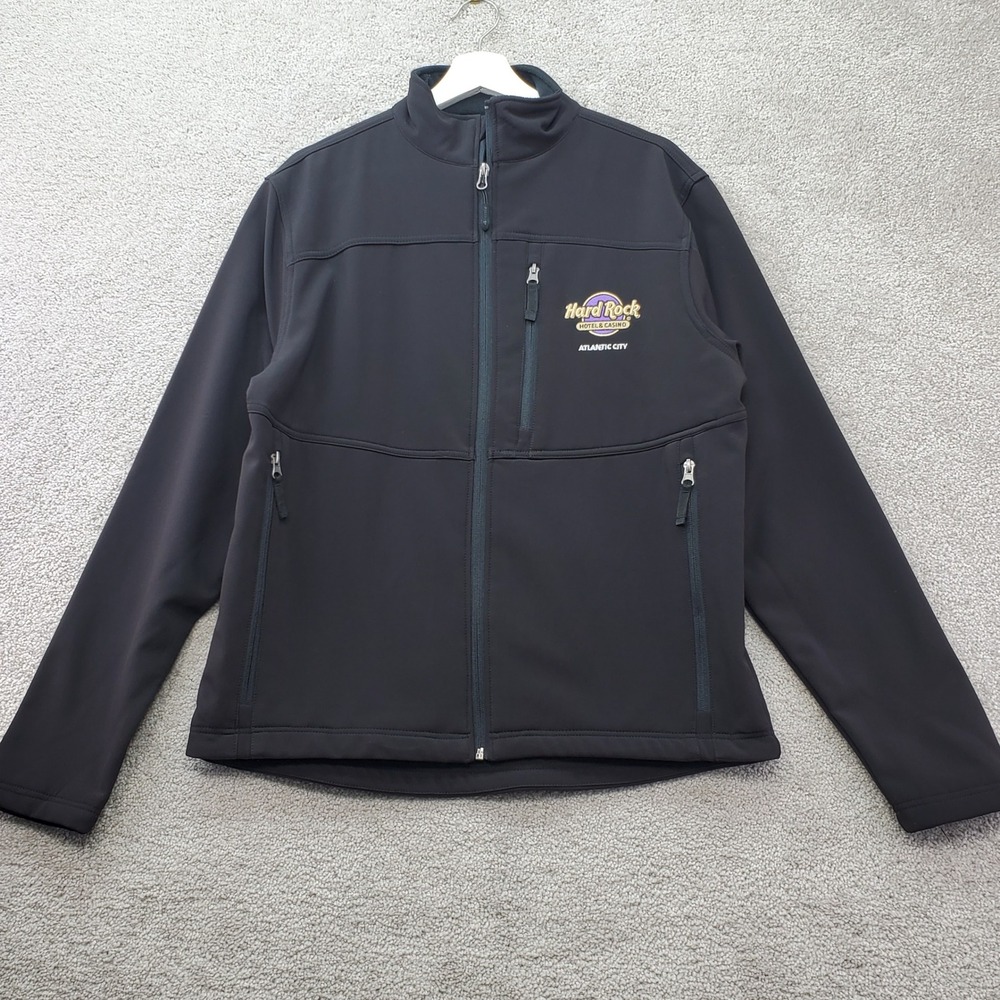 Hard Rock Hotel Atlantic City Softshell Jacket Men S Black Fossa Workwear Active